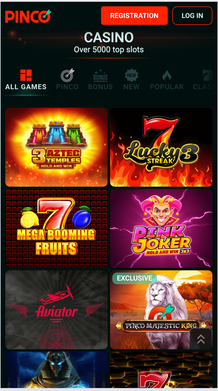 casino pinco online